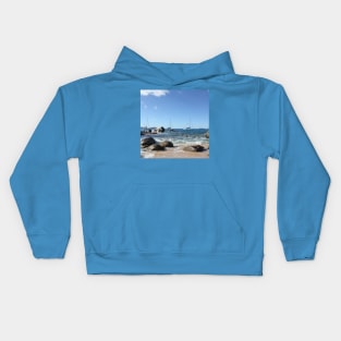 Sailing Boats at Virgin Gorda, BVI Kids Hoodie